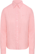 Reg Linen Ls Shirt - Lilly Pink