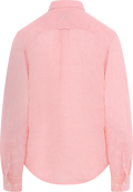 Reg Linen Ls Shirt - Lilly Pink