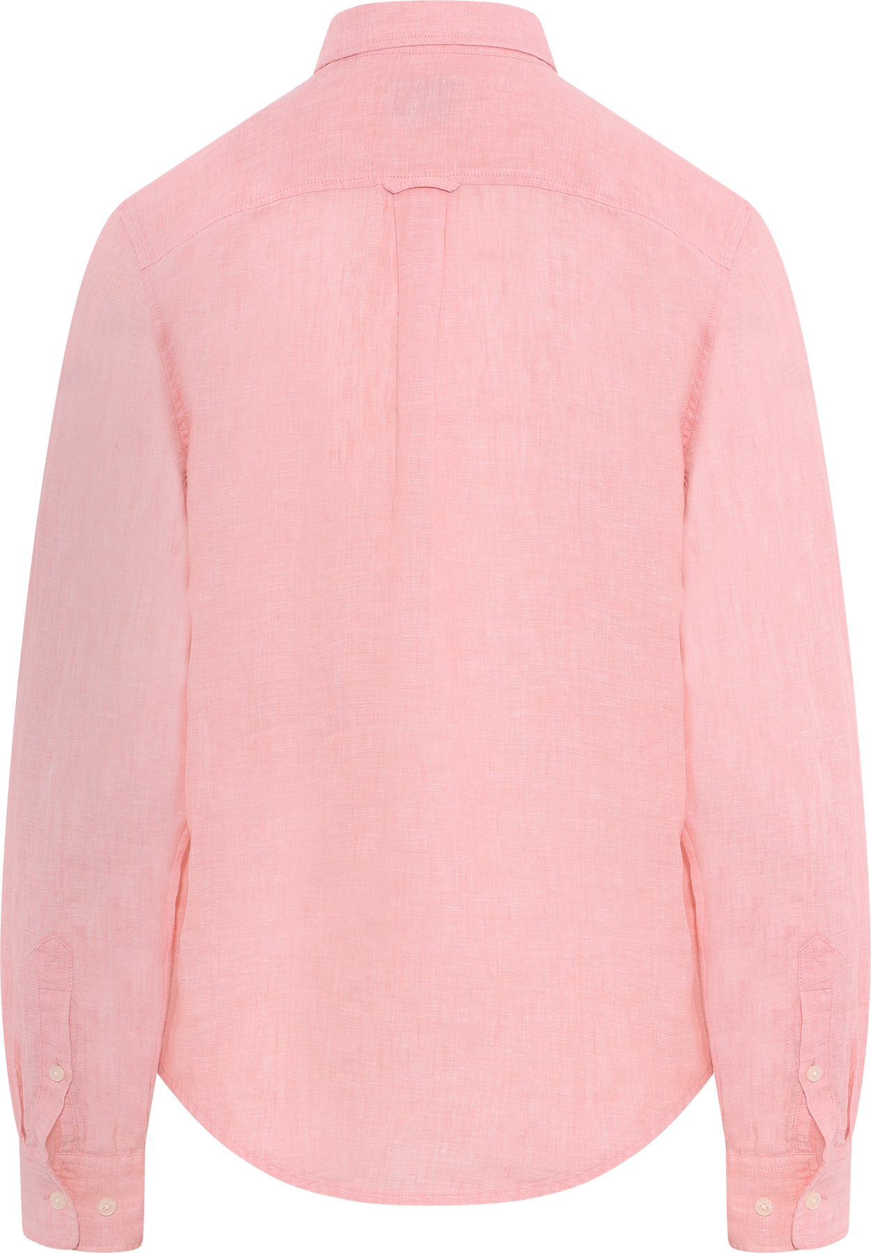 Reg Linen Ls Shirt - Lilly Pink