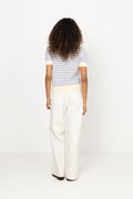 Textured Multistripe Rugger - Cream