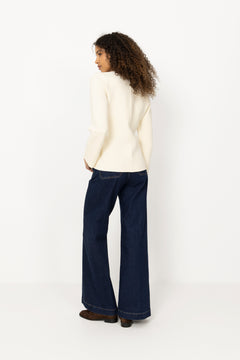 Milano V-Neck Cardigan - Macadamia