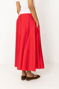Isabella Skirt - Vivid Red