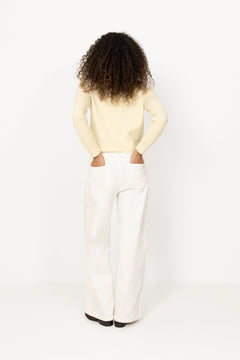 Cotton Cashmere Cardigan - Panna Cotta