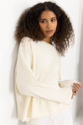 Toulon Cotton Cashmere Sweater - Starch