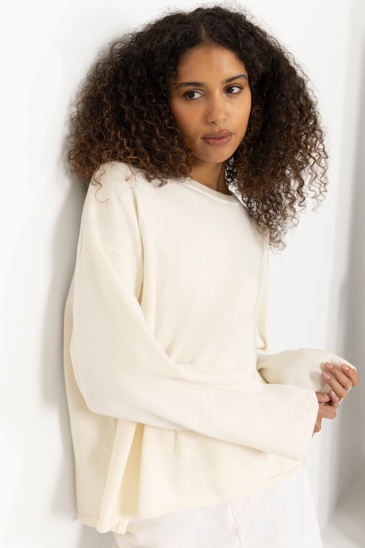 FWSS Gensere Toulon Cotton Cashmere Sweater Starch Villoid fwss-gensere-toulon-cotton-cashmere-sweater-starch-villoid