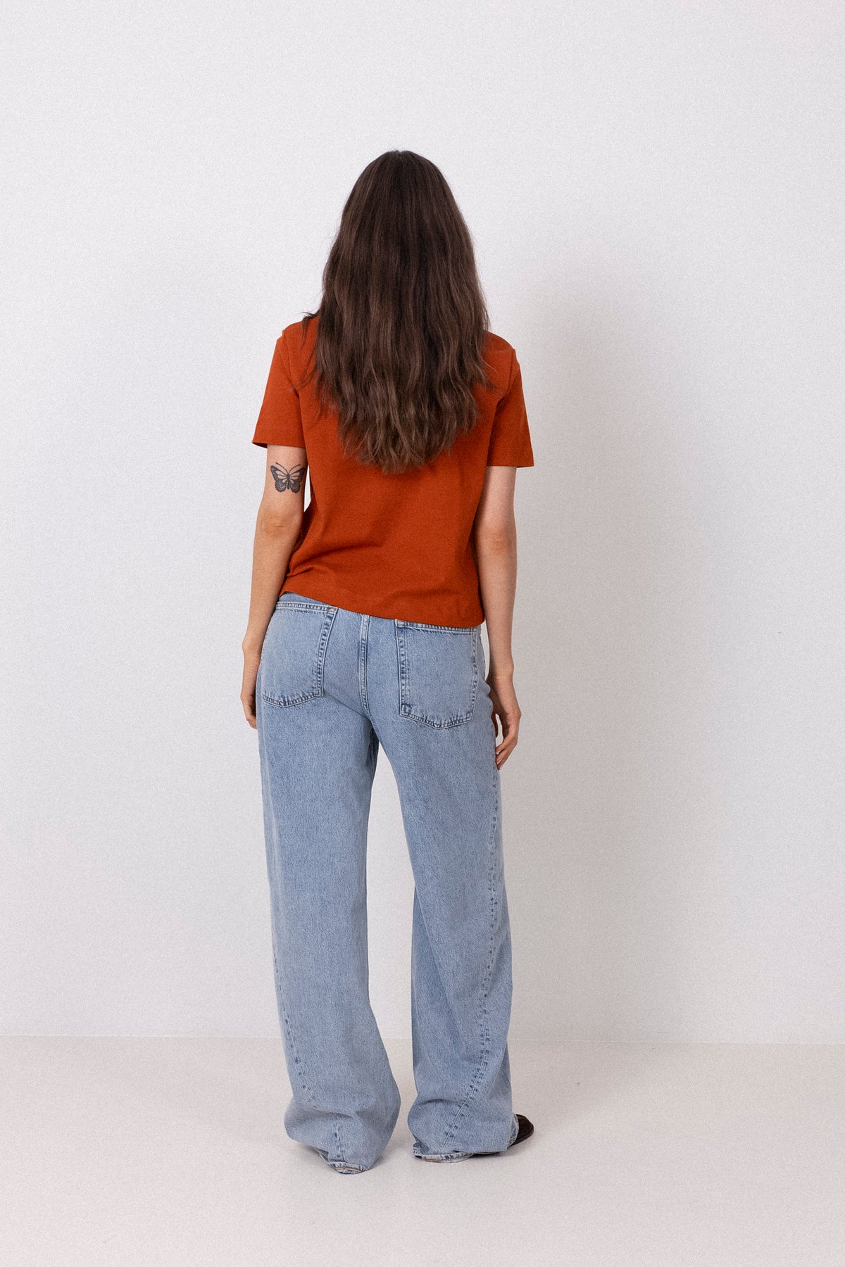Essential Ss Boxy Tee - Potters Clay