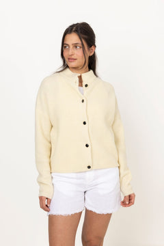Alphagz Short Cardigan - Frozen Dew Mélange
