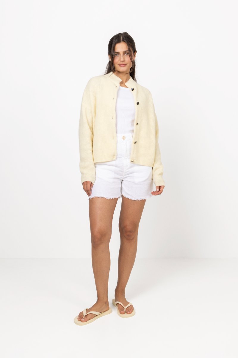 Alphagz Short Cardigan - Frozen Dew Mélange
