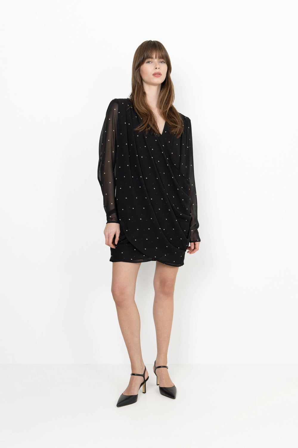 Gzdorthie P Dress - Khaki Dot
