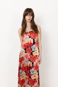 Gzsigrida P Silk Dress - Dessert Flower Multi