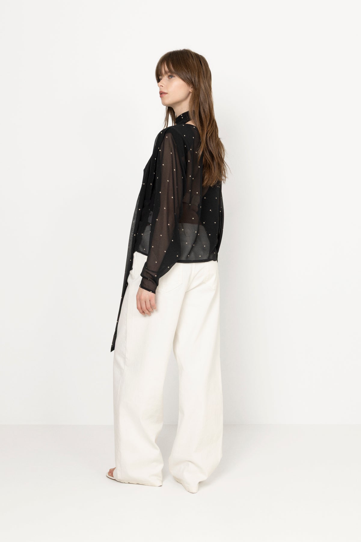 Gzdorthie P Blouse - Khaki Dot