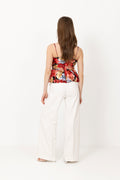 Gzsigrida P Silk Top - Dessert Flower Multi