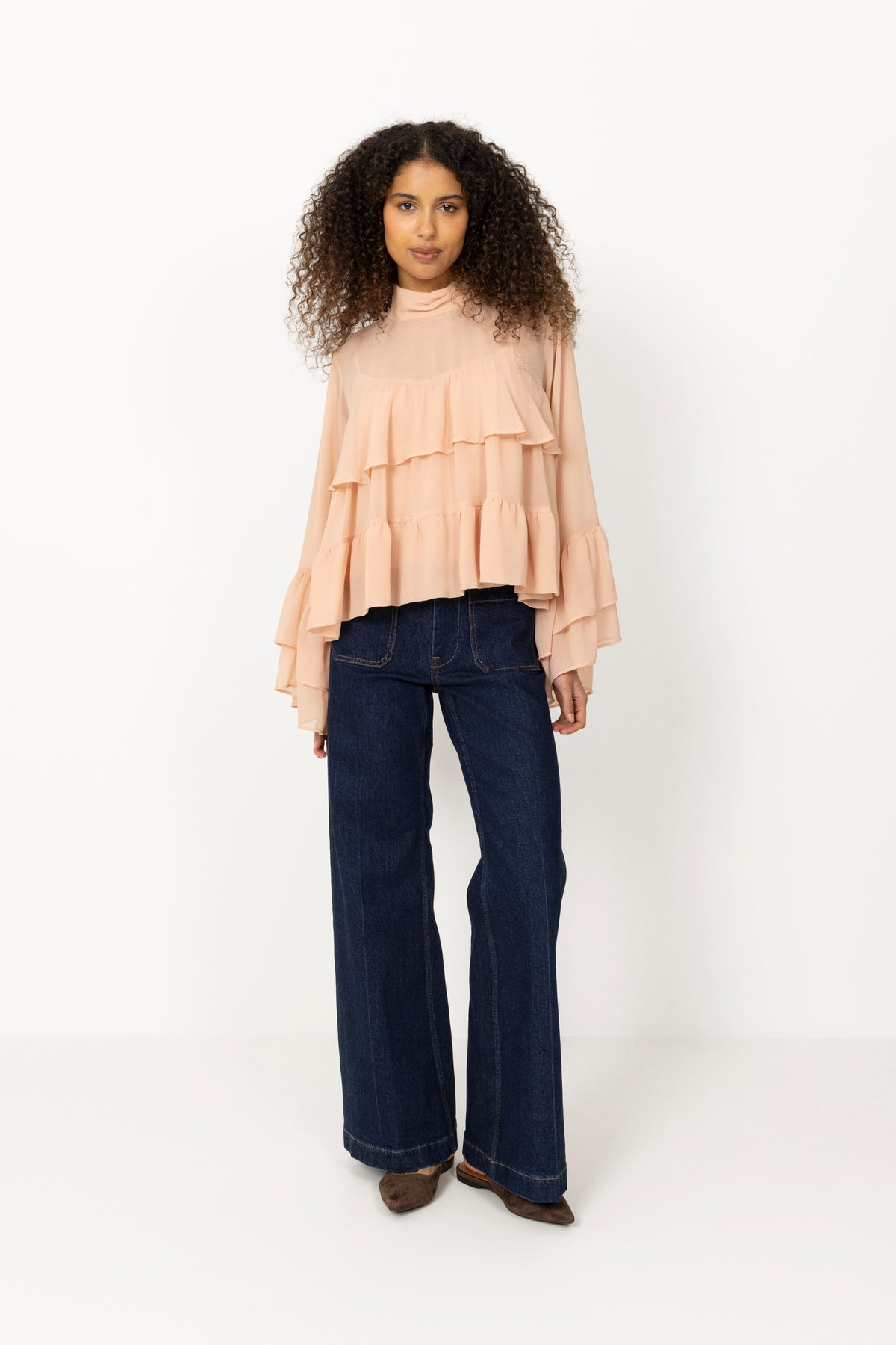 Gzchiffany Blouse - Maple Sugar
