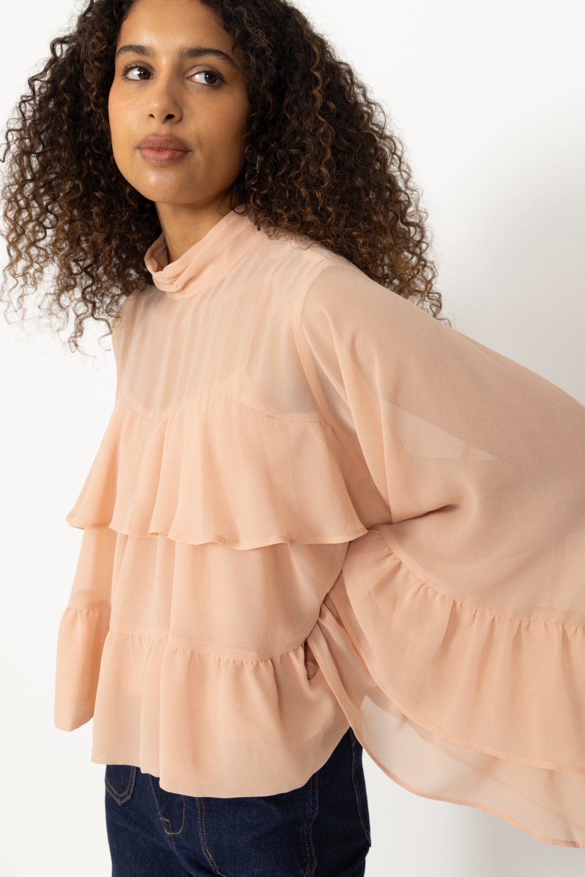 Gzchiffany Blouse - Maple Sugar