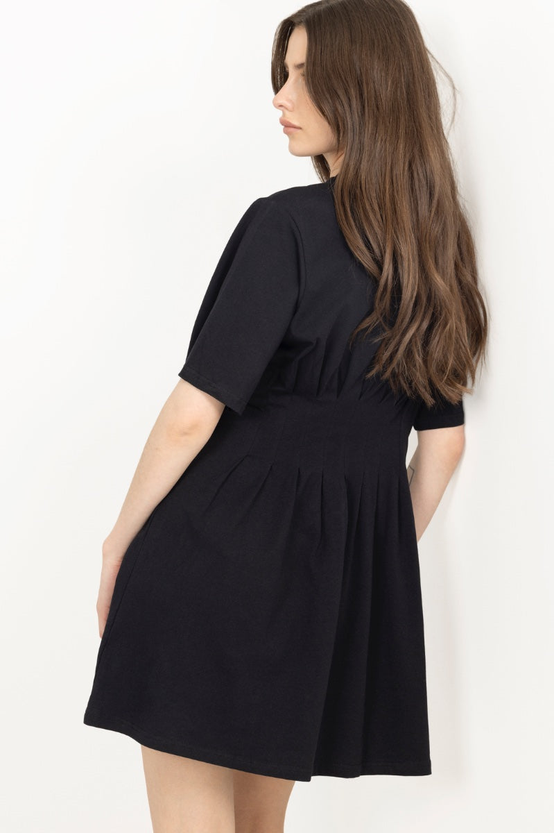 Gzinez Short Dress - Black