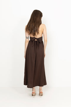 Lido Maxi Dress - Espresso