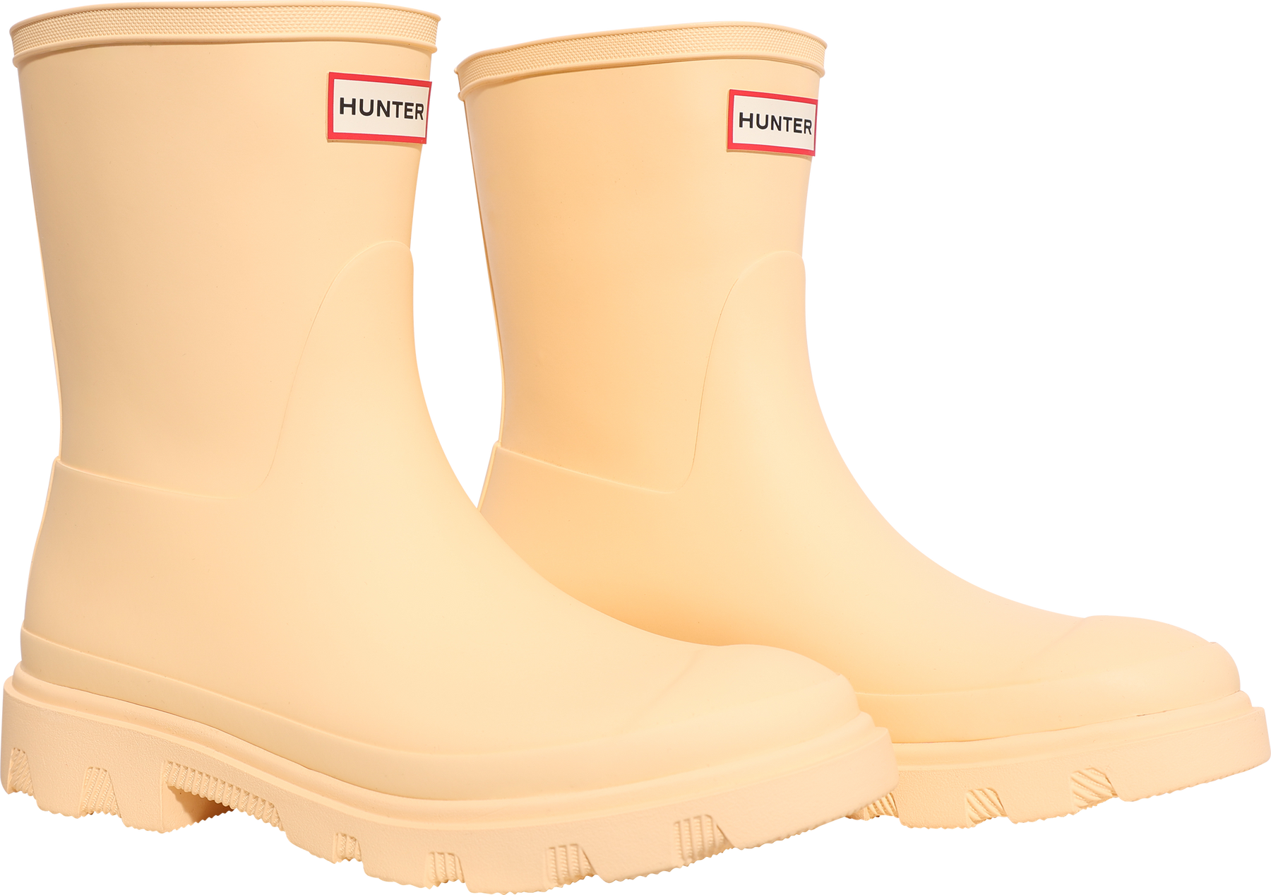 Unisex Downpour Short Boot - Pale Yellow