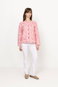 Kammy Jacket - Rose/White