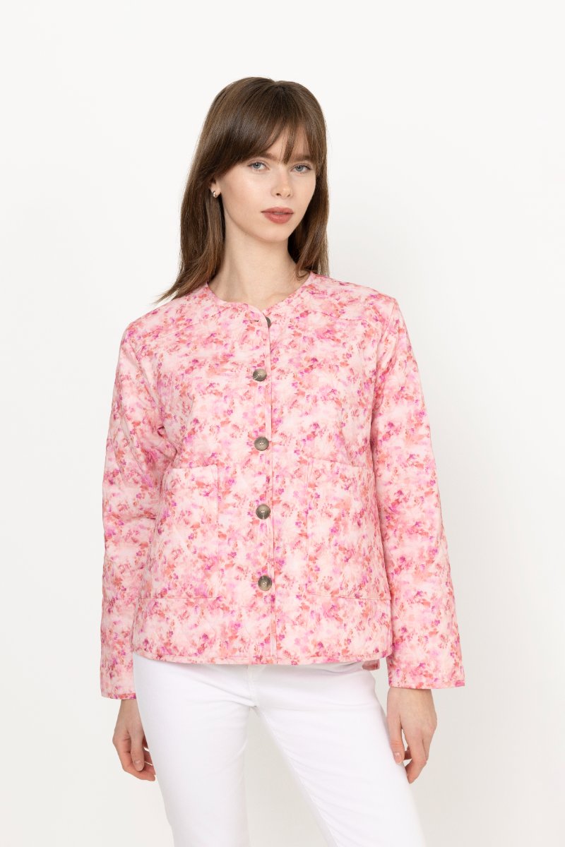 Kammy Jacket - Rose/White