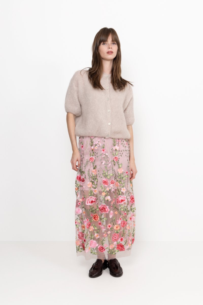 Fuschia Skirt - Rose/Red