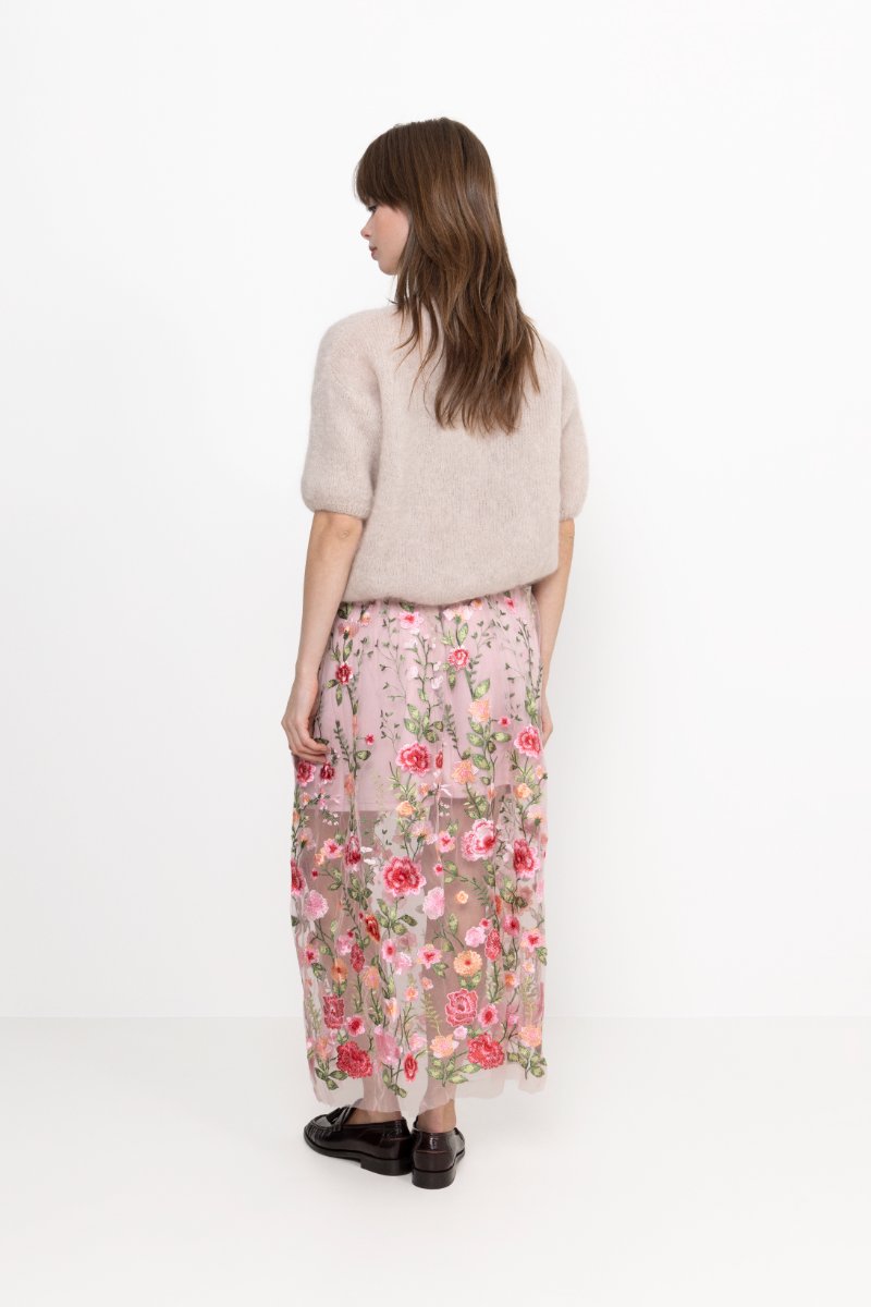 Fuschia Skirt - Rose/Red