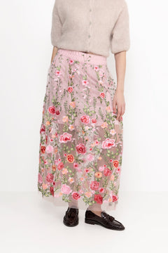 Fuschia Skirt - Rose/Red