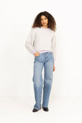 Sassi Knit Pullover - Green/Purple