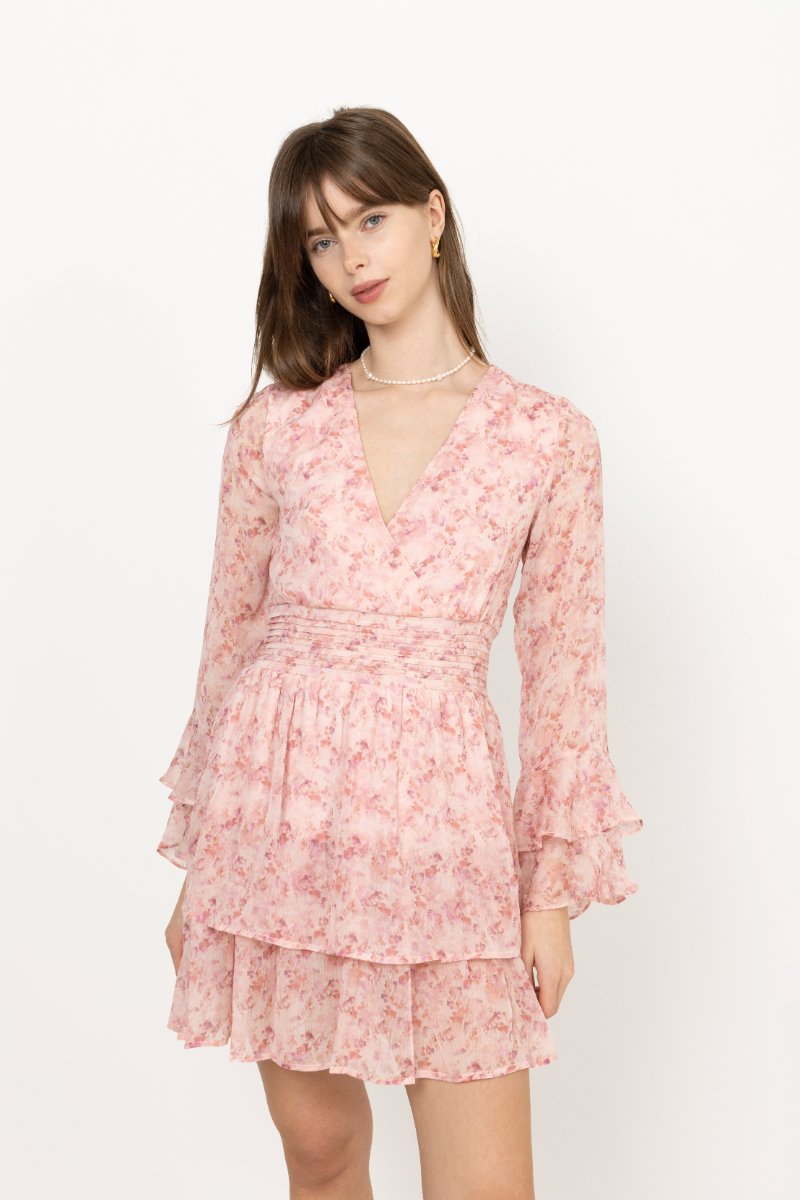 Florella Short Dress - Rose/Pink