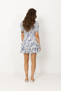 Penelope Dress - Baroque Blue