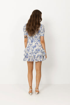 Penelope Dress - Baroque Blue