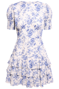 Penelope Dress - Baroque Blue