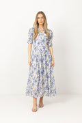Fabienne Dress - Baroque Blue