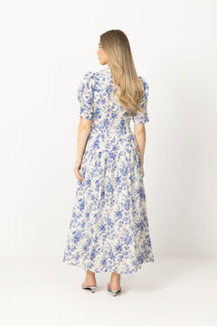 Fabienne Dress - Baroque Blue
