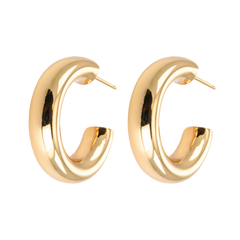 Chunky Hoops - Gold