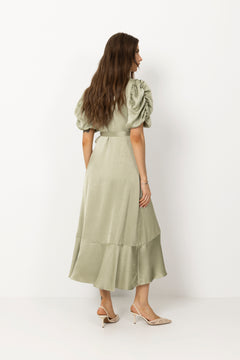Sinda Dress - Dusty Green