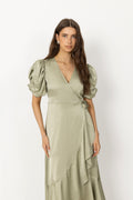 Sinda Dress - Dusty Green