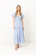 Fransisko Maxi Dress - Light Blue