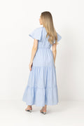 Fransisko Maxi Dress - Light Blue