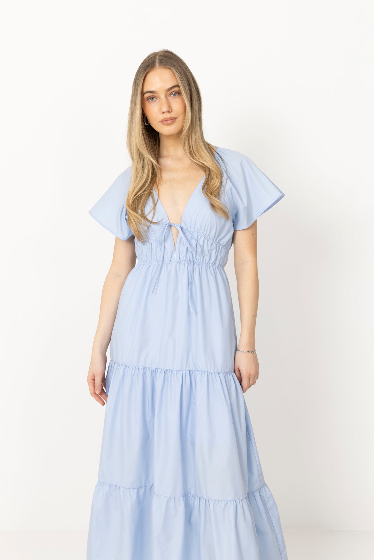 Fransisko Maxi Dress - Light Blue