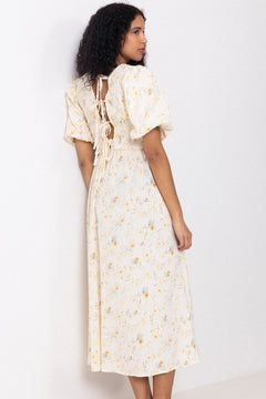 Tabita Dress - Sand/Yellow