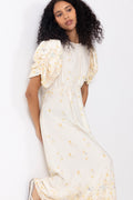 Botanic Dress - Pale Yellow