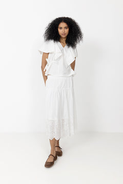 Viana Skirt - White