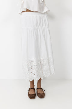 Viana Skirt - White