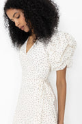 Sinda Dot Dress - Cream/Brown