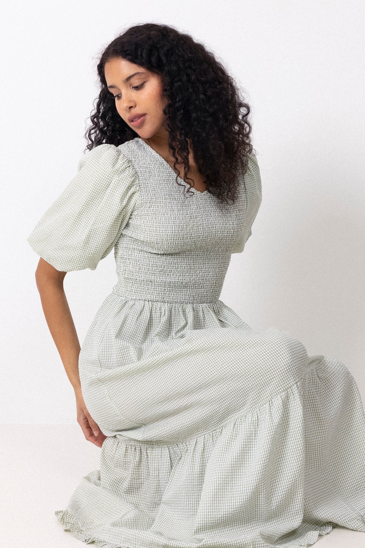 Signa Dress - Dusty Green
