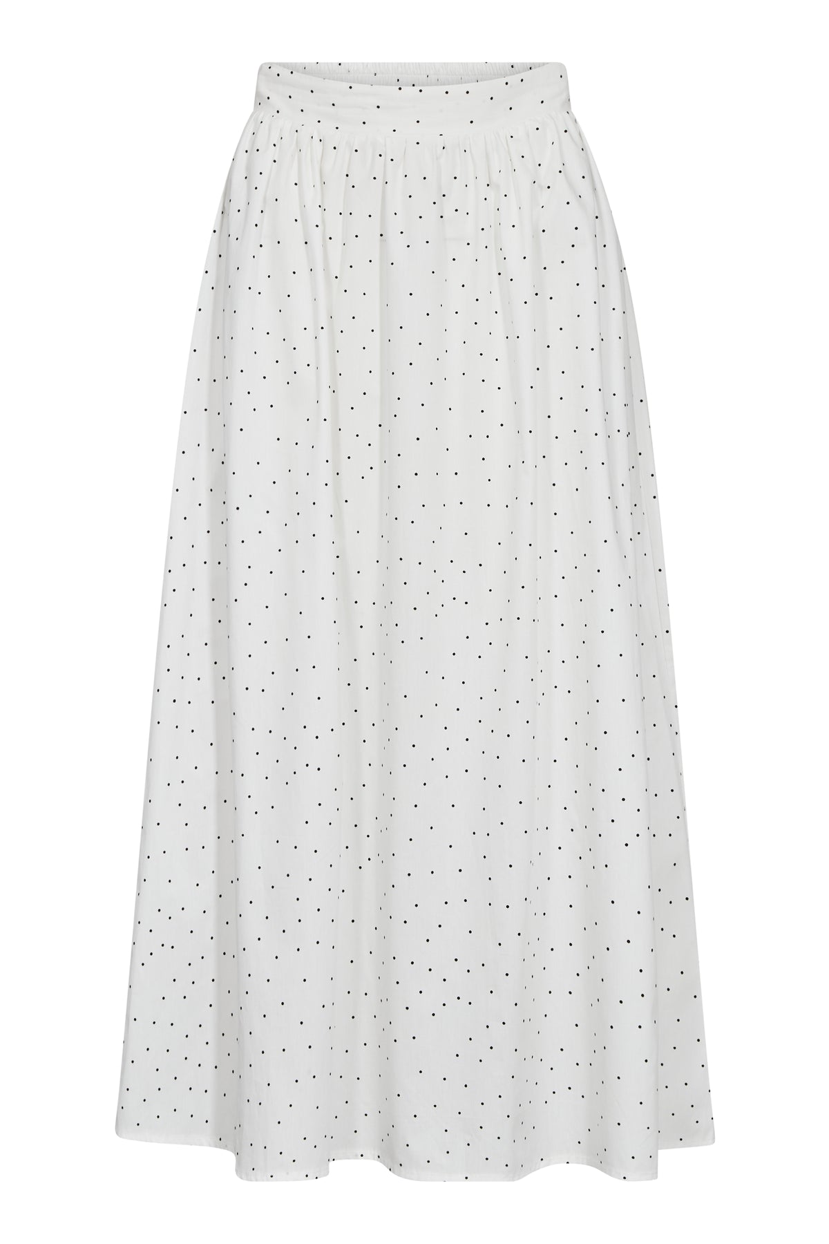 Aida Skirt - White/Black Dot
