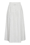 Aida Skirt - White/Black Dot