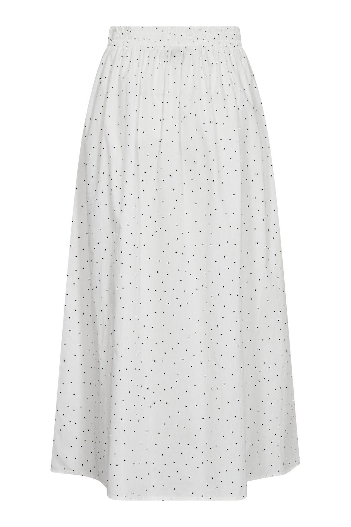 Aida Skirt - White/Black Dot