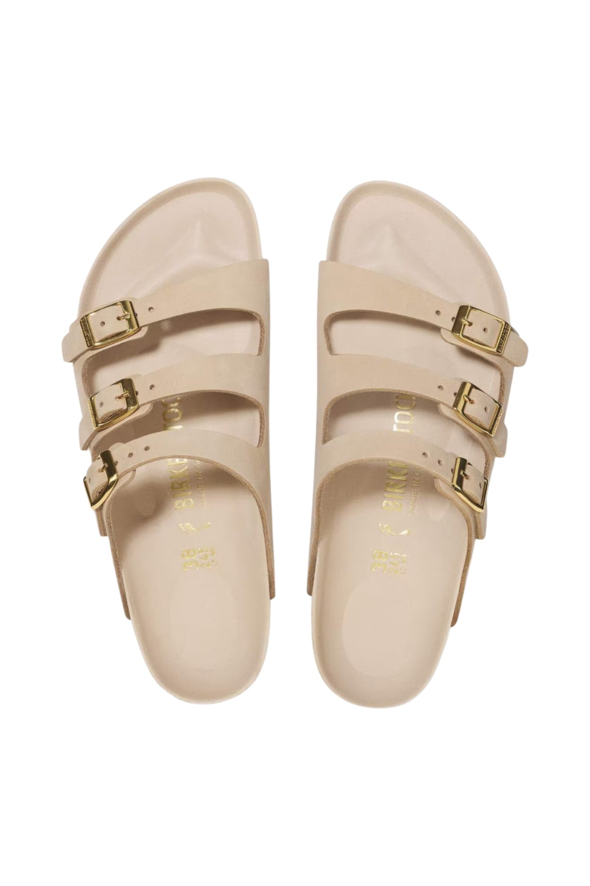 Florida Nubuck Leather Narrow - Sandcastle