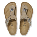 Gizeh Rivets Suede Leather Regular - Taupe